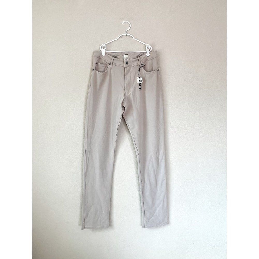 NWT! Swet Tailor Mens All-In Khaki Pant, Size 32x34